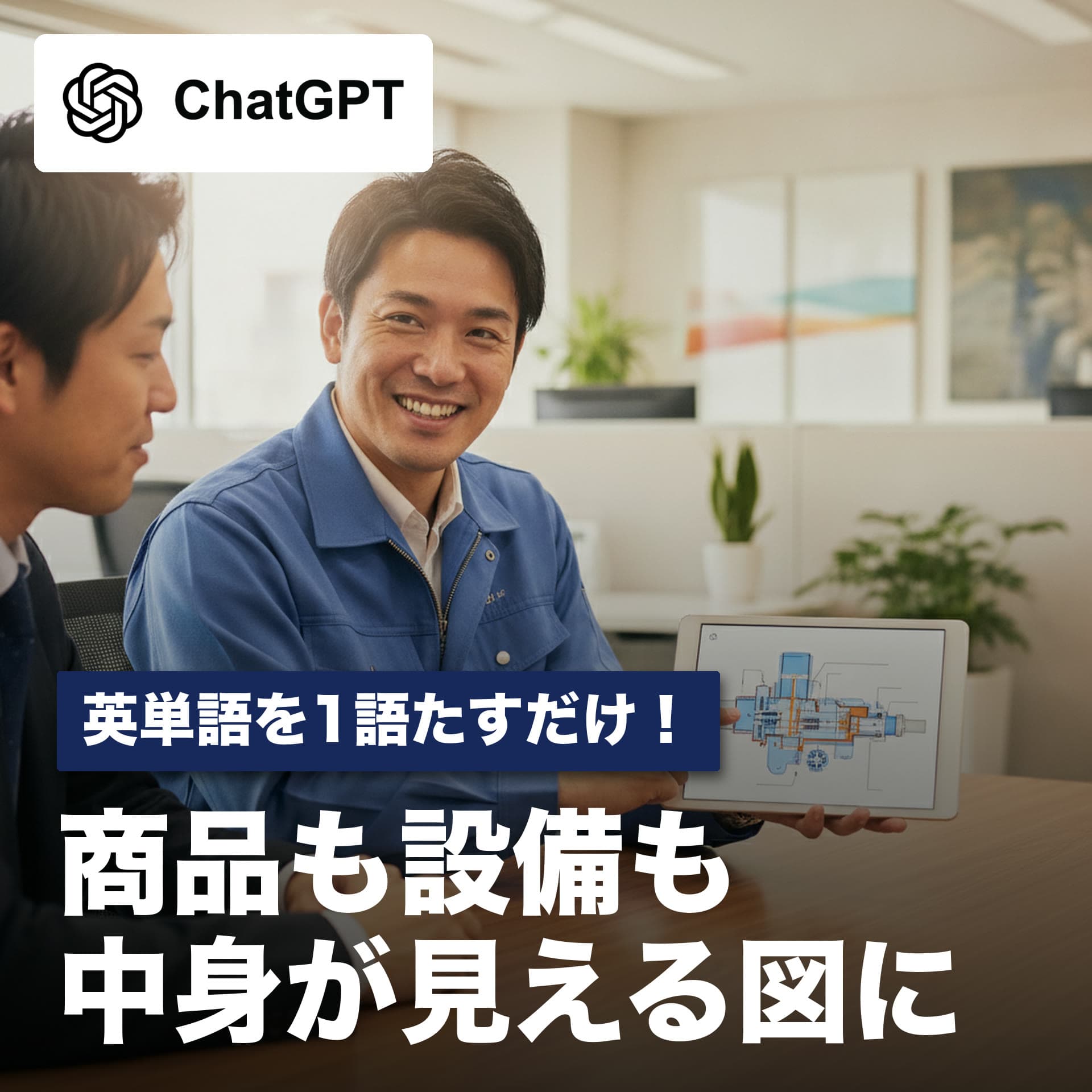 英単語1語で完成！商品も設備も「中身が見える図」が1分で