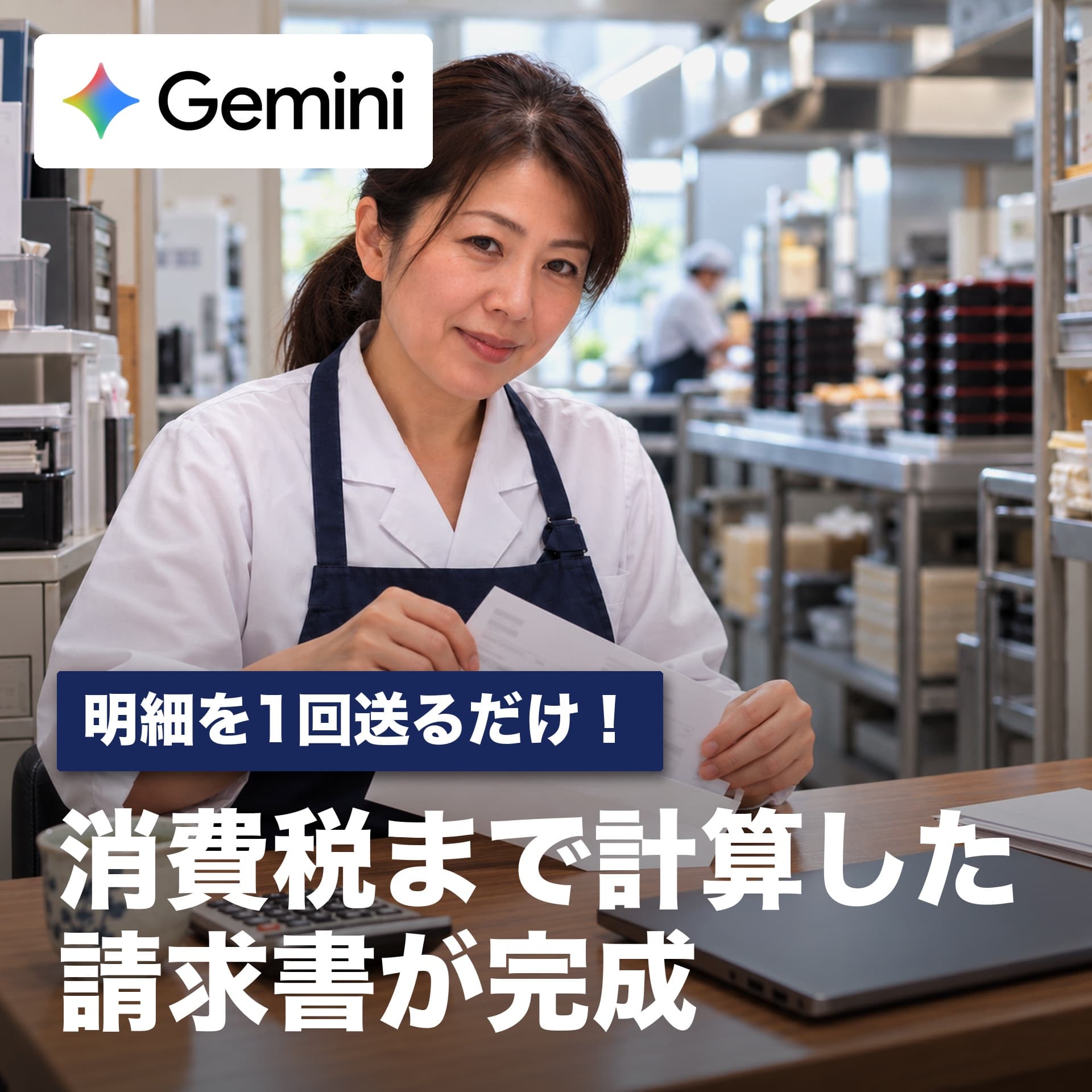 インボイス対応の請求書の作り方｜Geminiで税率ごとの消費税までPDFに